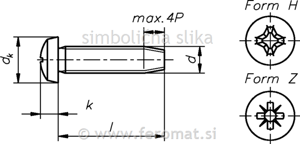 Vijak samorezni, C–Z glava