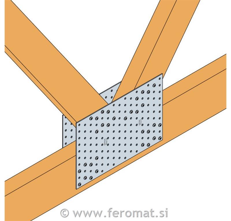 Plošča perforirana SIMPSON NP 40X160X2