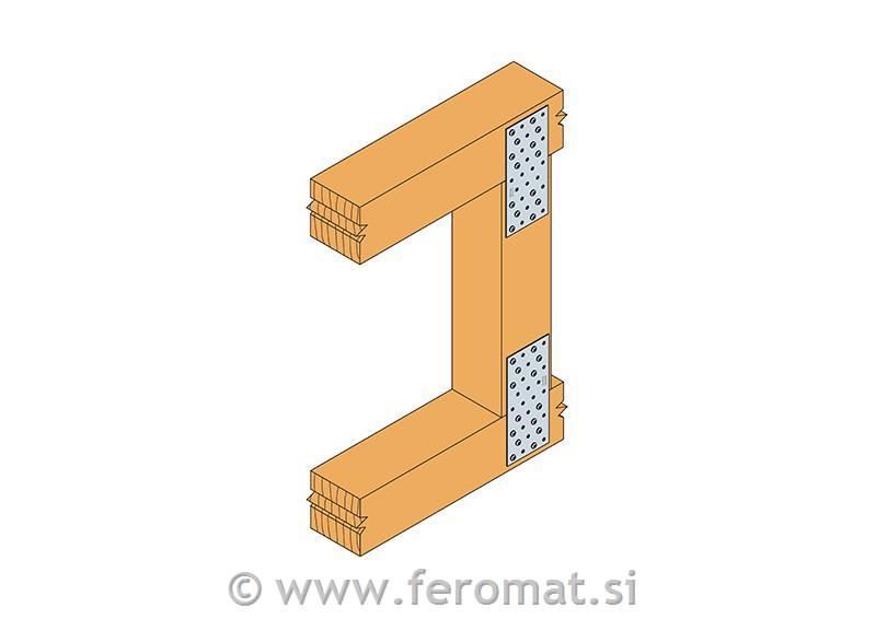 Plošča perforirana SIMPSON NP 60X140X2