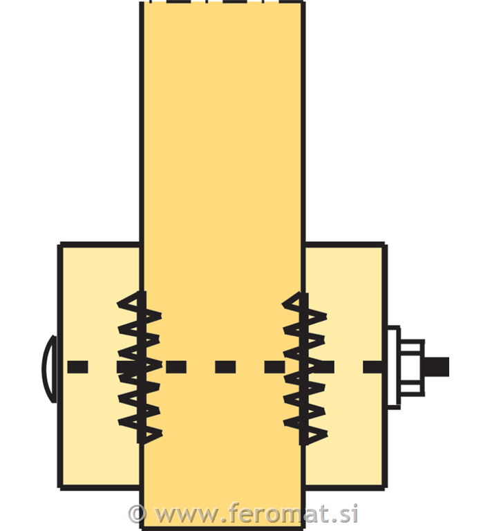 Podloga za les zobata SIMPSON C1 62mm