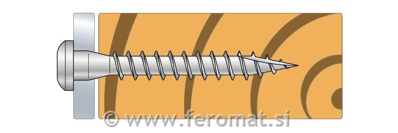 Vijak SIMPSON CSA 5x40